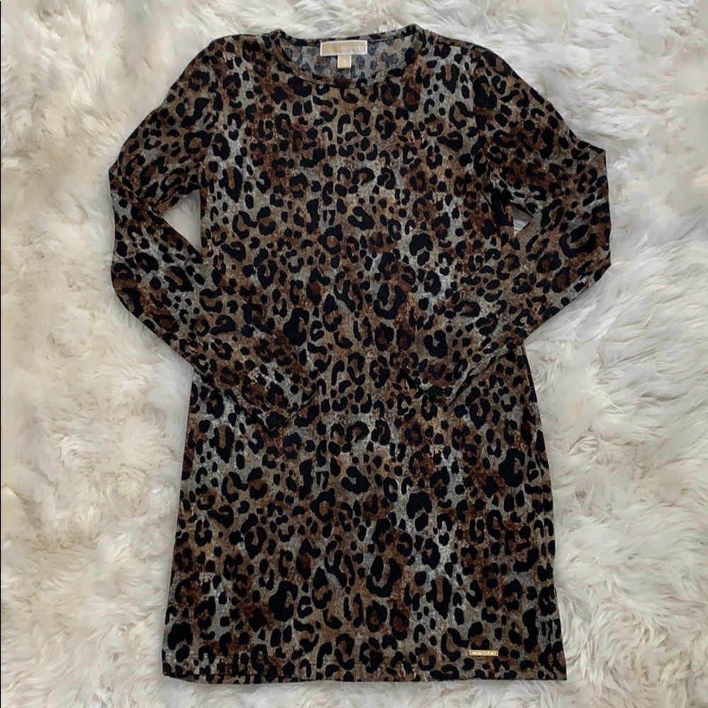Michael Kors Cheetah Print Dress, Size Small.